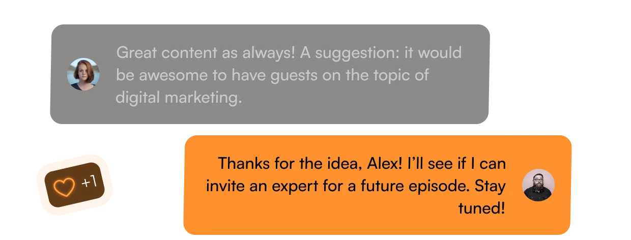 Engage your community